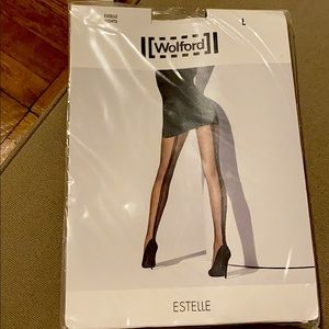 NWT- Wolford back seem fishnets! Estelle tights🕸